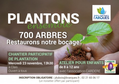 Chantier de plantation participatif