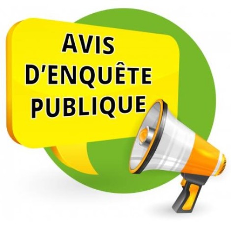 Avis d&rsquo;enquête publique
