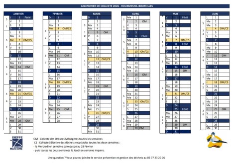 NOUVEAU jour de ramassage des déchets ménagers et sélectifs