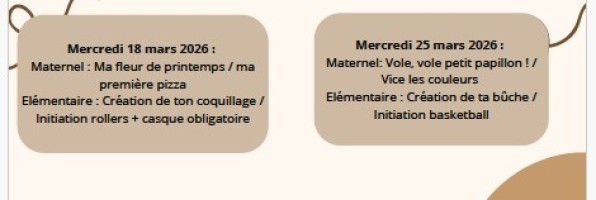 Activités du mercredi EGT