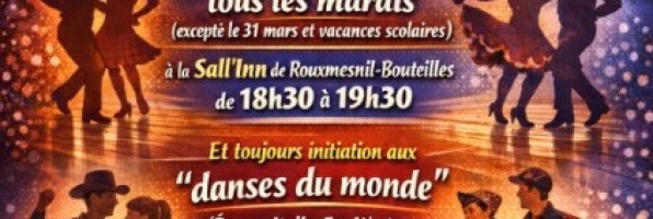 NOUVEAU : initiation danse en ligne par l&rsquo;association « Hémisphère »