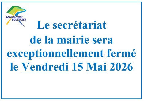 Fermeture de la Mairie