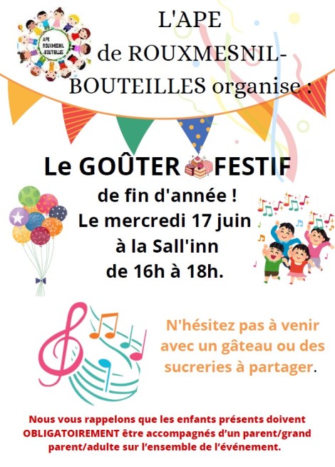 Goûter de l&rsquo;APE