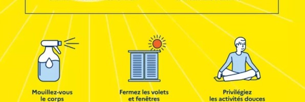 Vigilance jaune : CANICULE et ORAGE