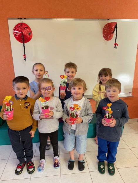 Créativité et tendres attentions à la garderie maternelle