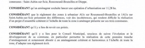 Arrêté lançant la procédure de modification du Plan Local d&rsquo;Urbanisme