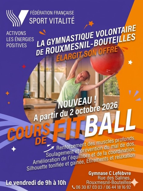 Nouvelle activité de Gymnastique Volontaire