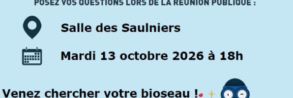Réunion publique pour les biodéchets