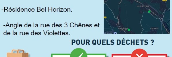 Installation de points d’apport de biodéchets